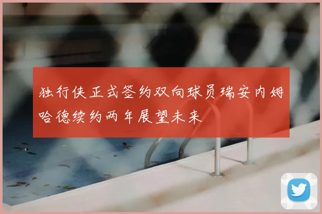 独行侠正式签约双向球员瑞安内姆哈德续约两年展望未来