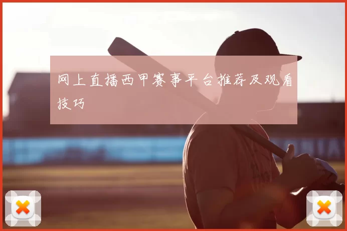 网上直播西甲赛事平台推荐及观看技巧