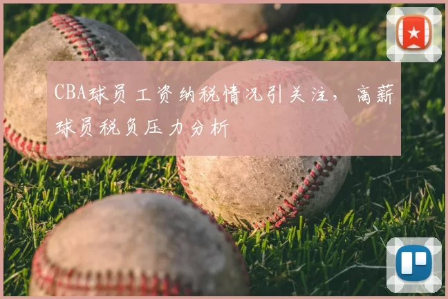 CBA球员工资纳税情况引关注，高薪球员税负压力分析